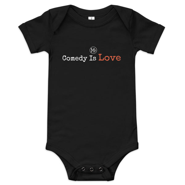 Comedy Is Love Baby short sleeve one piece