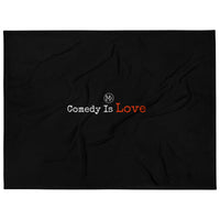 Comedy Is Love Soft and Comfy Throw Blanket