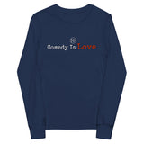 Comedy Is Love Youth long sleeve tee