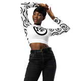 MB Recycled long-sleeve crop top